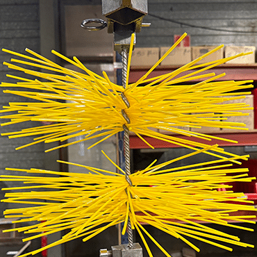 PROGALVA_PAFLOMA_Brosse Hérisson pour les conduits de cheminée Progalva Énergies